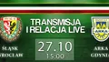 LIVE: Śląsk Wrocław - Arka Gdynia (niedziela, g.15)