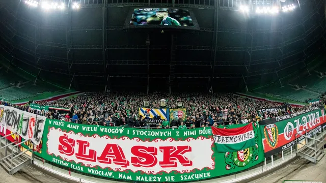 Foto: Śląsk Wrocław - Wisła Kraków (kibice)