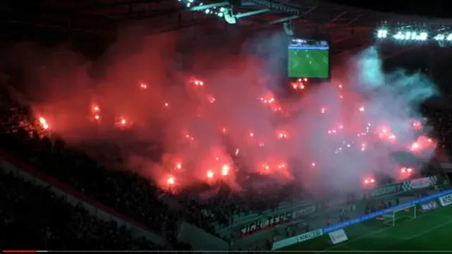 WIDEO: Oprawa kibiców WKS-u
