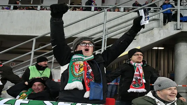 FOTO: Piast Gliwice - Śląsk Wrocław (kibice)