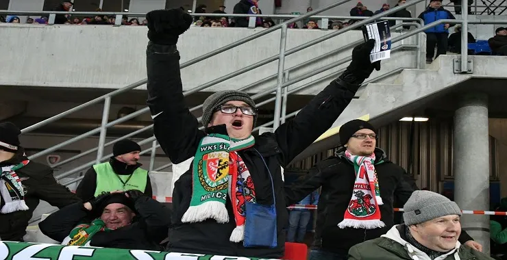 FOTO: Piast Gliwice - Śląsk Wrocław (kibice)