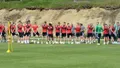 Pierwszy sparing na obozie 