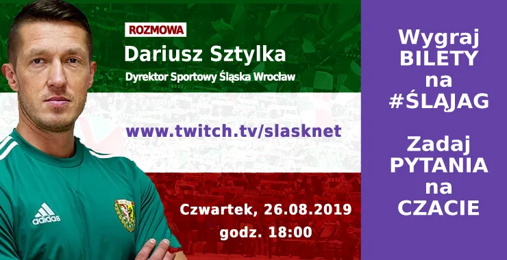 ŚLĄSKnetLIVE: Dariusz Sztylka (czwartek, g. 18)