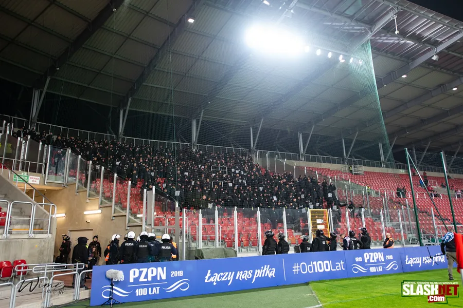 FOTO: Widzew Łódź 2:0 Śląsk Wrocław (trybuny + murawa)