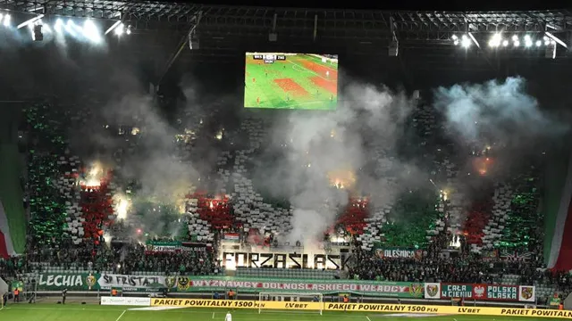FOTO: Śląsk Wrocław 4:4 Zagłębie Lubin (kibice)
