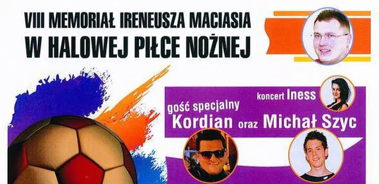 Memoriał Ireneusza Maciasia (ZAPOWIEDŹ)