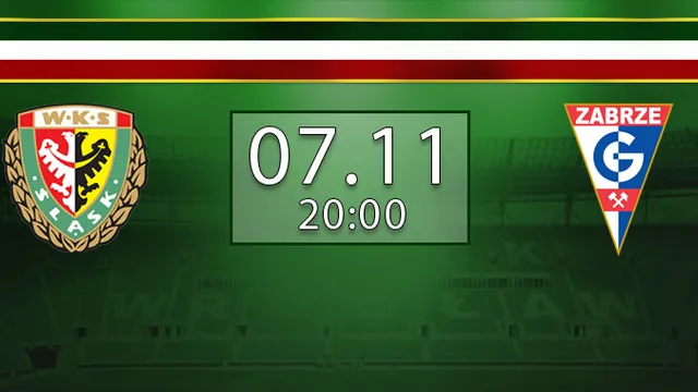 LIVE: Śląsk Wrocław - Górnik Zabrze (NA ŻYWO)