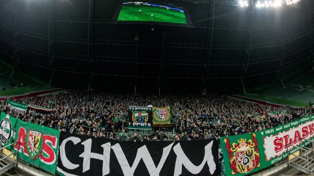 WIDEO: Śląsk - Lechia (radość z gola, WKS&BKS)