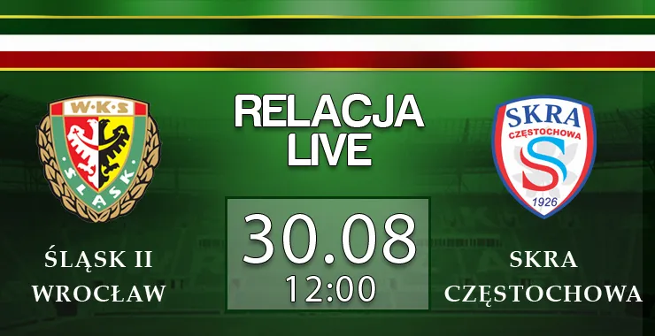 Relacja LIVE: Śląsk II Wrocław - Skra Częstochowa