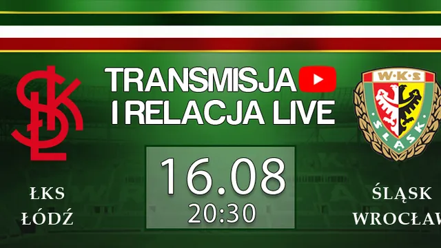 LIVE: Łódzki KS - Śląsk Wrocław (NA ŻYWO)