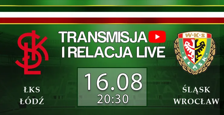 LIVE: Łódzki KS - Śląsk Wrocław (NA ŻYWO)