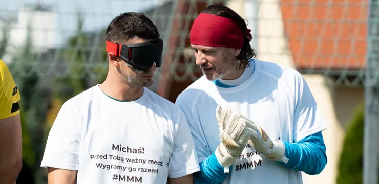 WIDEO: Relacja z meczu blind football (SKRÓT, WYPOWIEDZI)
