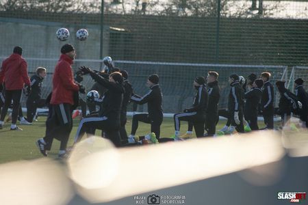 Trening piłkarzy w dniu 11.01.2021