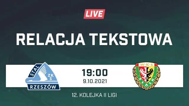 LIVE: Stal Rzeszów - Śląsk II Wrocław (NA ŻYWO)