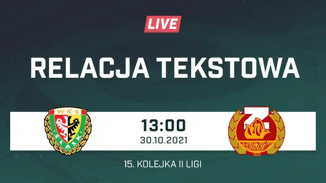 LIVE: Śląsk II Wrocław - Znicz Pruszków (NA ŻYWO)