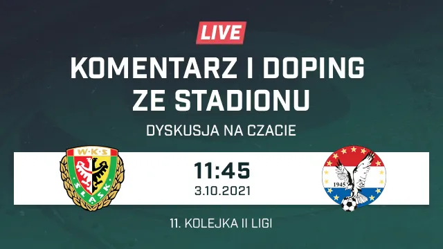 LIVE: Śląsk II Wrocław - Sokół Ostróda (NA ŻYWO)