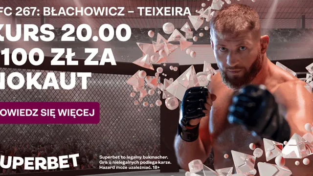 Szokujący kurs w Superbet na zwycięstwo Błachowicza!