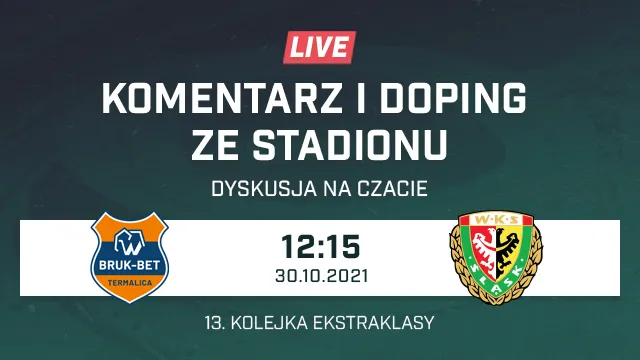 LIVE: Bruk-Bet Termalica Nieciecza - Śląsk Wrocław (NA ŻYWO)