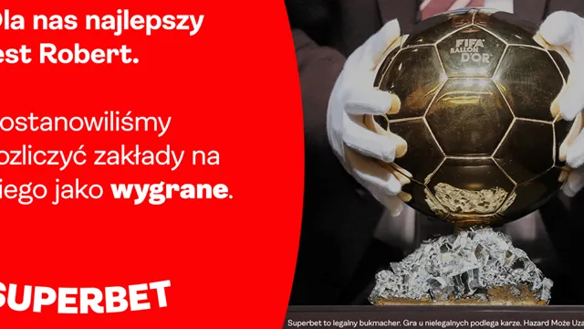 Peszko o plebiscycie Złotej Piłki: ''Robert wygrał!''