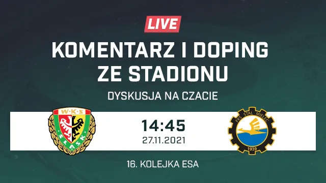 LIVE: Śląsk Wrocław - Stal Mielec (NA ŻYWO)