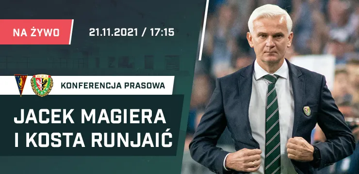 WIDEO: Trenerzy Magiera i Runjaić po meczu Pogoń 2:1 Śląsk