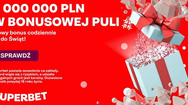 Superbet rozda prezenty o wartości 5 mln złotych!