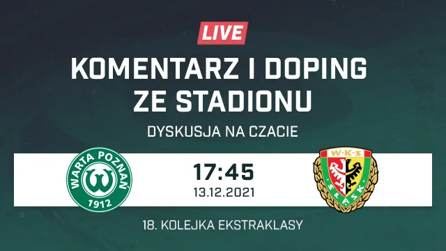 LIVE: Warta Poznań - Śląsk Wrocław (NA ŻYWO)