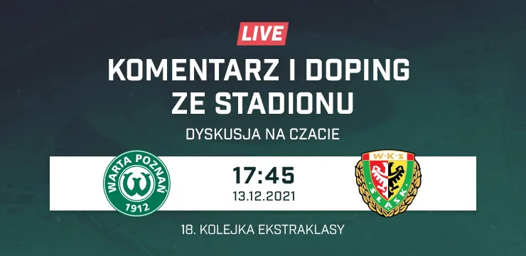 LIVE: Warta Poznań - Śląsk Wrocław (NA ŻYWO)