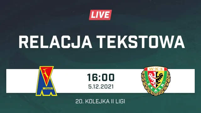 LIVE: Motor Lublin - Śląsk II Wrocław (NA ŻYWO)