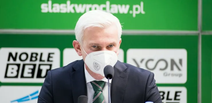 Foto: Trener Magiera przywitał się z wrocławskimi dziennikarzami 