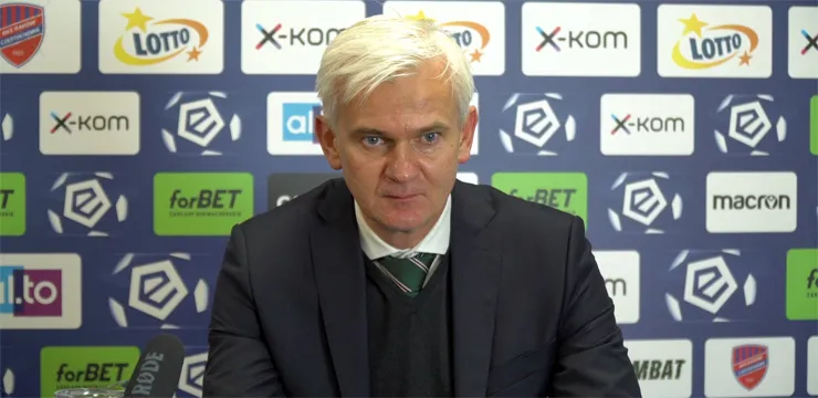 WIDEO: Magiera po porażce z Rakowem