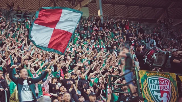 FOTO: Kibice na meczu Śląsk Wrocław - Stal Mielec