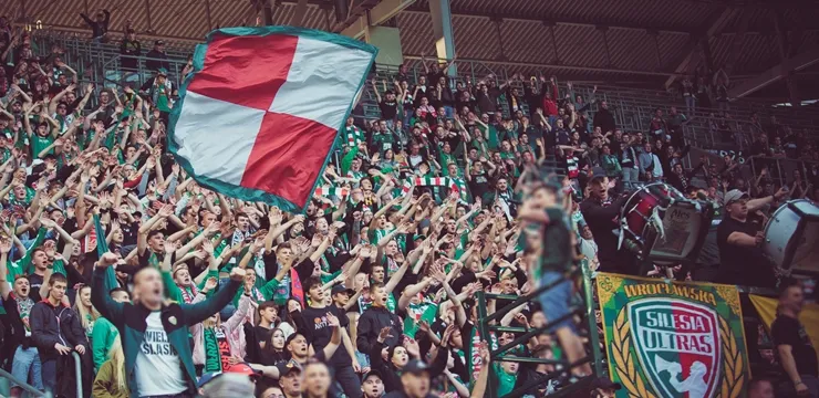 FOTO: Kibice na meczu Śląsk Wrocław - Stal Mielec