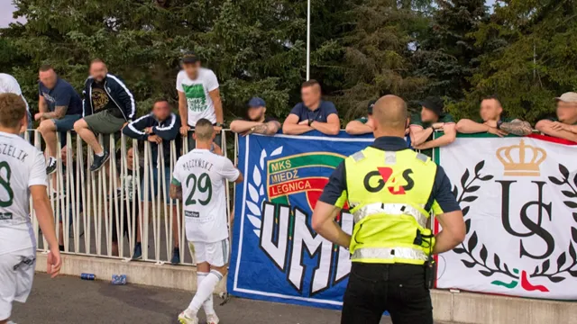 FOTO: Kibice WKS-u na meczu Paide - Śląsk