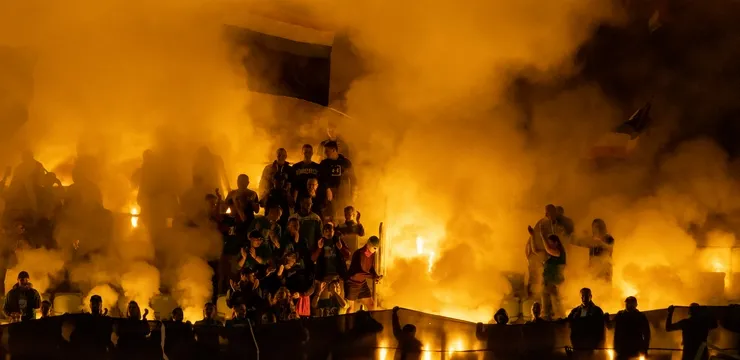 FOTO: Gorąca atmosfera podczas pucharowego meczu 