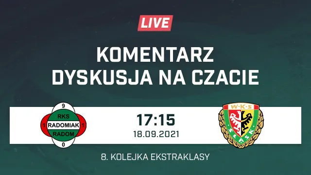 LIVE: Radomiak Radom - Śląsk Wrocław (NA ŻYWO)