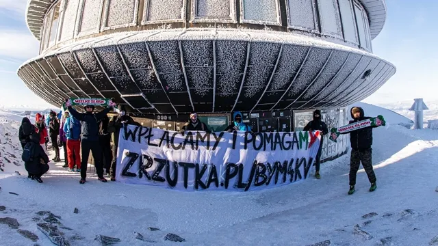 Kibice Śląska dla Piotrusia