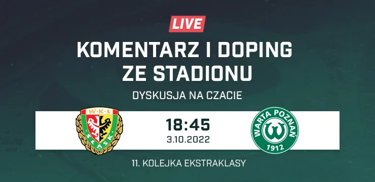 LIVE: Śląsk Wrocław - Warta Poznań (NA ŻYWO)