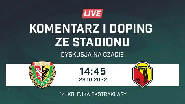 LIVE: Śląsk Wrocław - Jagiellonia Białystok (NA ŻYWO)