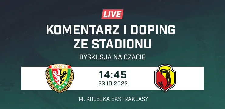 LIVE: Śląsk Wrocław - Jagiellonia Białystok (NA ŻYWO)