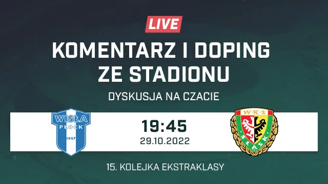 LIVE: Wisła Płock - Śląsk Wrocław (NA ŻYWO)