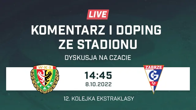 LIVE: Śląsk Wrocław - Górnik Zabrze (NA ŻYWO)