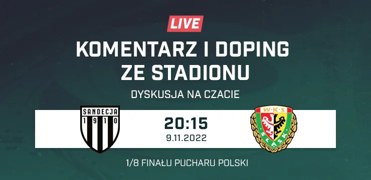 LIVE: Sandecja Nowy Sącz - Śląsk Wrocław (NA ŻYWO)