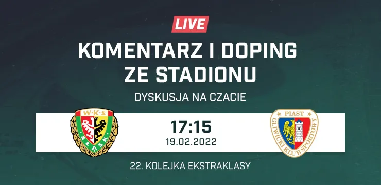 LIVE: Śląsk Wrocław - Piast Gliwice (NA ŻYWO)