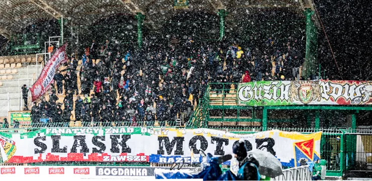 FOTO: Górnik Łęczna 1:1 Śląsk Wrocław (kibice)