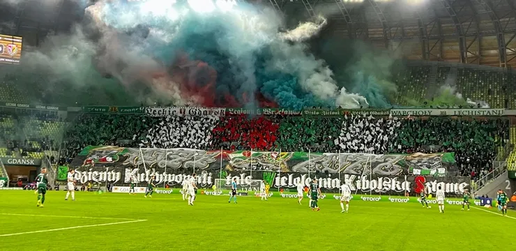 WIDEO: Oprawa na meczu Lechia Gdańsk - Śląsk Wrocław