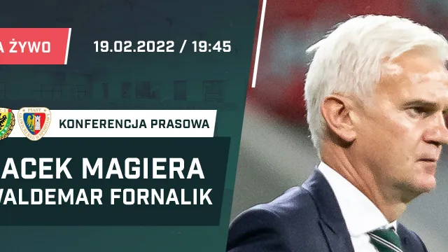 LIVE: Śląsk Wrocław - Piast Gliwice. Konferencja prasowa (Magiera / Fornalik)
