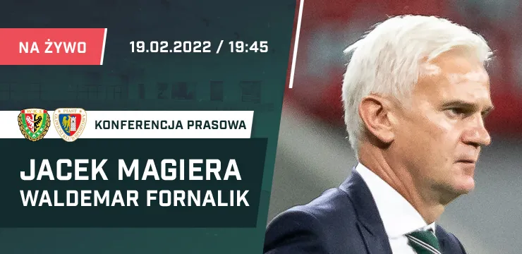 LIVE: Śląsk Wrocław - Piast Gliwice. Konferencja prasowa (Magiera / Fornalik)