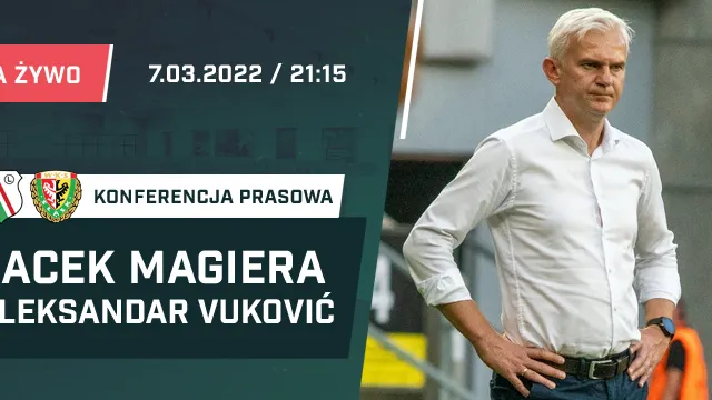 LIVE: Jacek Magiera i Aleksandar Vuković po meczu Legia - Śląsk