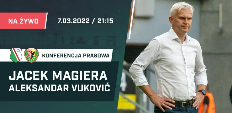 LIVE: Jacek Magiera i Aleksandar Vuković po meczu Legia - Śląsk